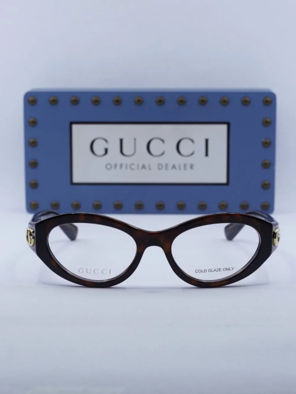 Gucci GG1405O 002 Cat Eye Eyeglasses – Havana 51mm